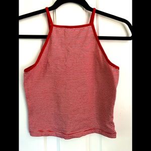 NWOT Garage Crop Top